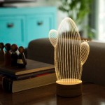 lampada led da tavolo design CACTUS