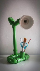 Lampada riciclo ITube tubi idraulici design recupero rescue upcycling
