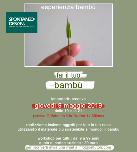 Locandina-Esperienza-Bambu-9-maggio-2019-Spontaneodesign