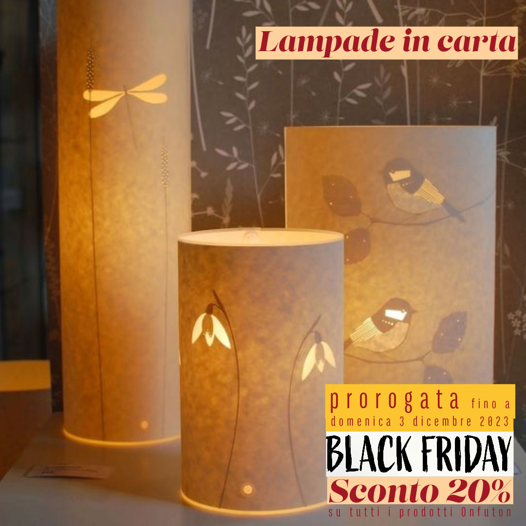 OnfutonBlackFriday2023finoadomenica3dicembre2023lampadein
