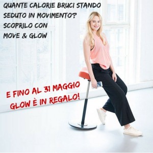 Varier sgabello Move promozione con in omaggio glow conta calorie