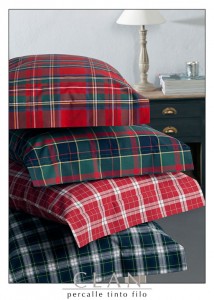 copripiumino lenzuola cotone tartan scozzese clan2