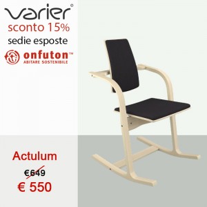 sedie Varier Stokke SCONTO 15 Actulum nera