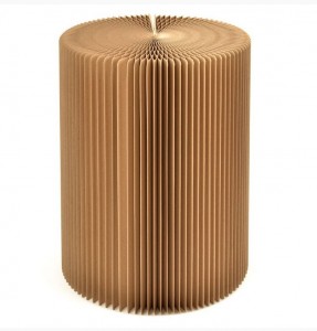 sgabello tabouret cartone pieghevole