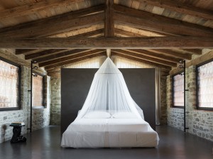 zanzariera letto telo cotone